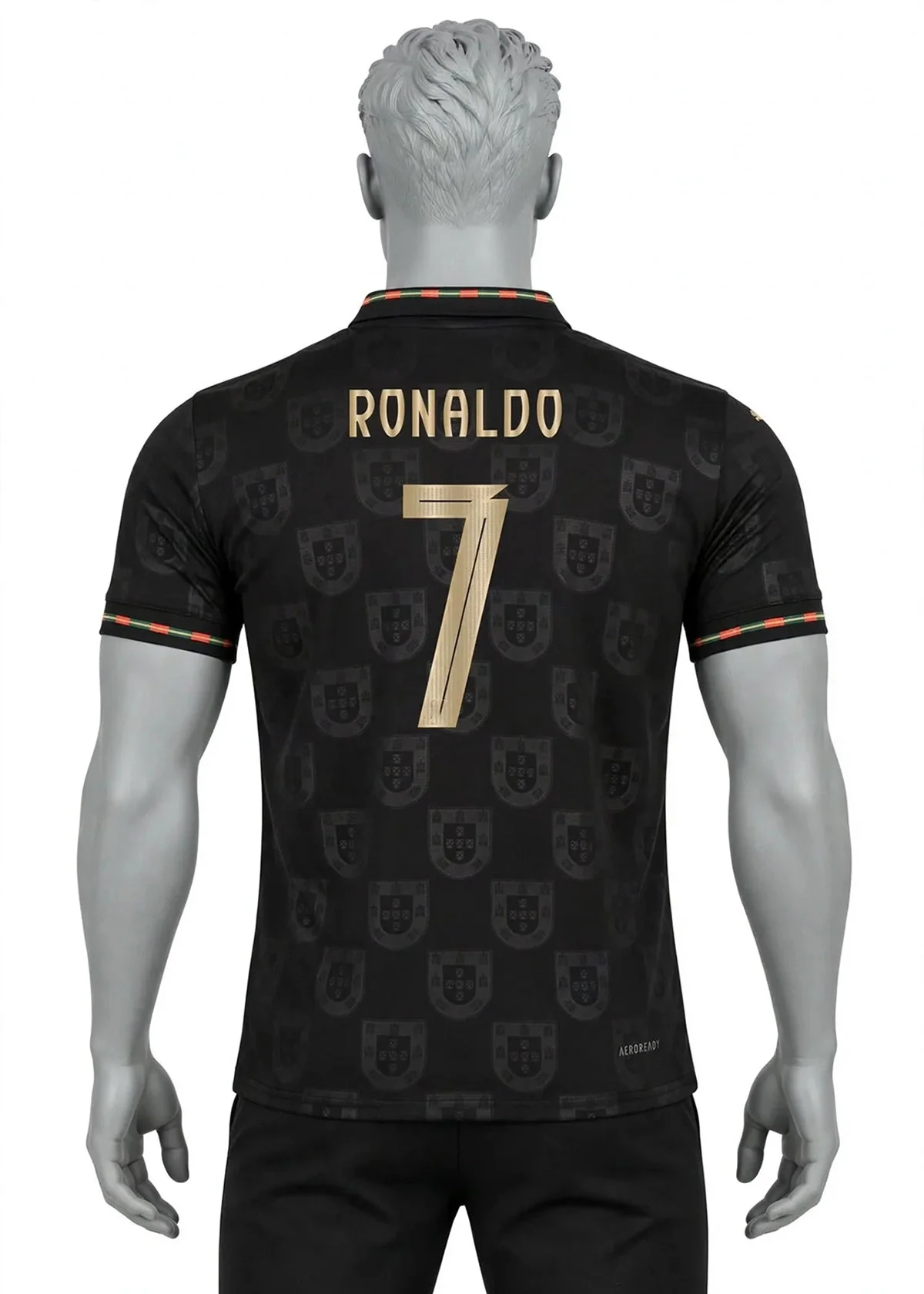 Ronaldo 7 POR x Black Panther Player Version Jersey 2026